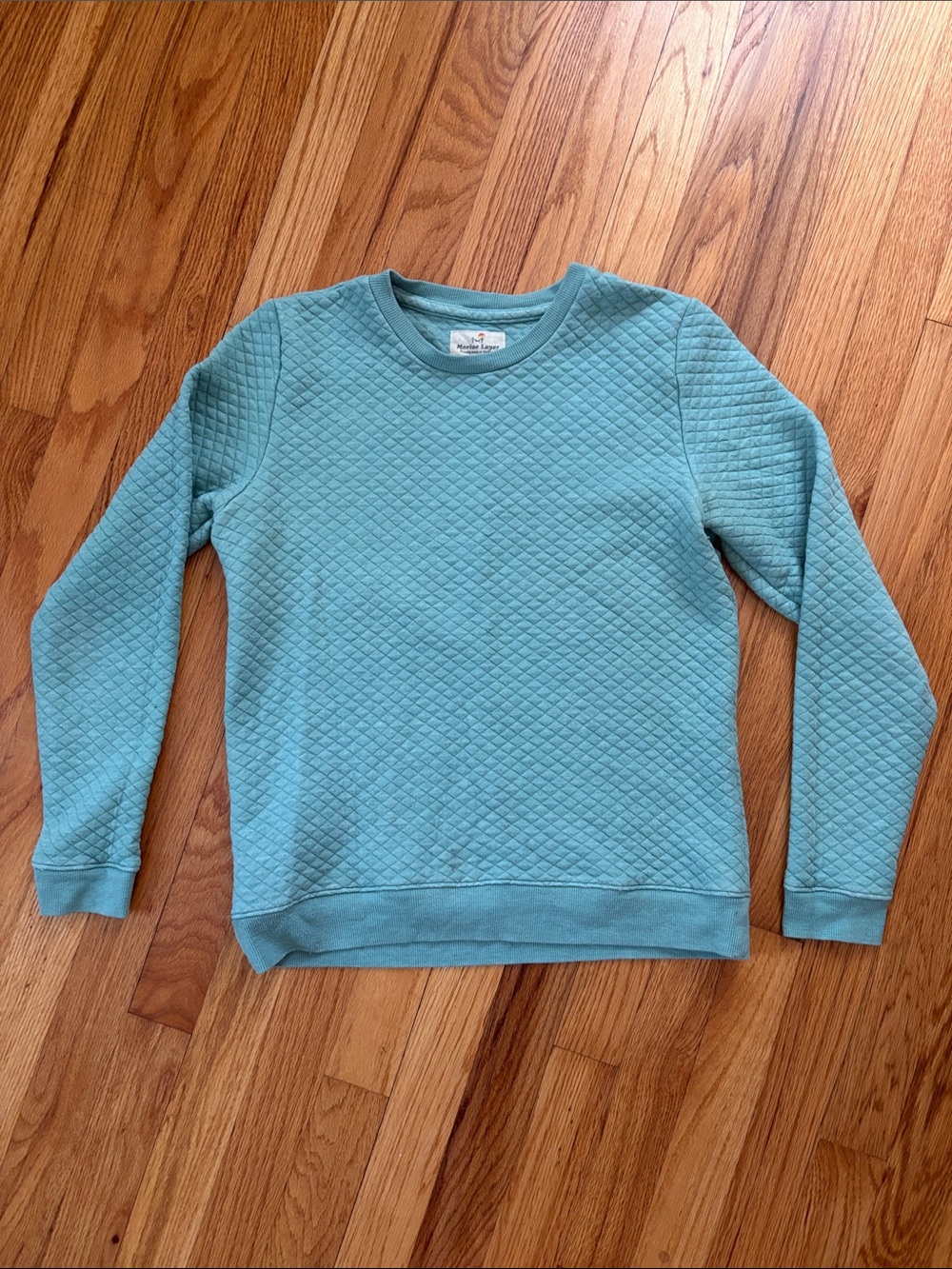 Marine Layer Quilted Corbet Crewneck
